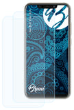 Schutzfolie Bruni kompatibel mit BLU Vivo XL4, glasklare (2X)