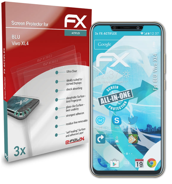 atFoliX FX-ActiFleX Displayschutzfolie für BLU Vivo XL4