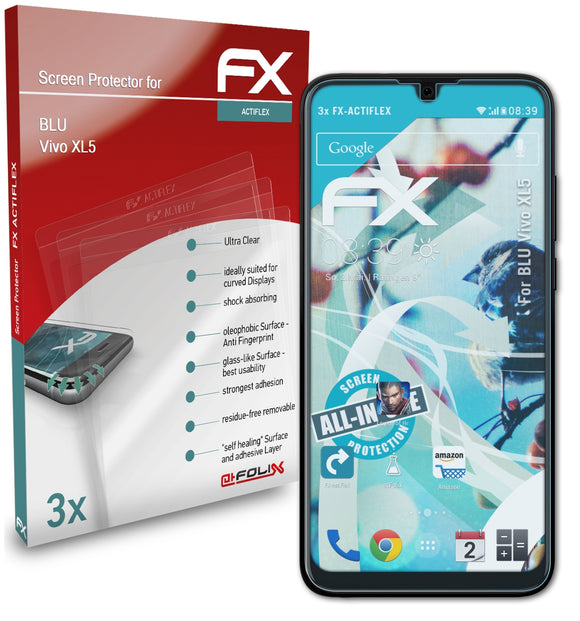 atFoliX FX-ActiFleX Displayschutzfolie für BLU Vivo XL5