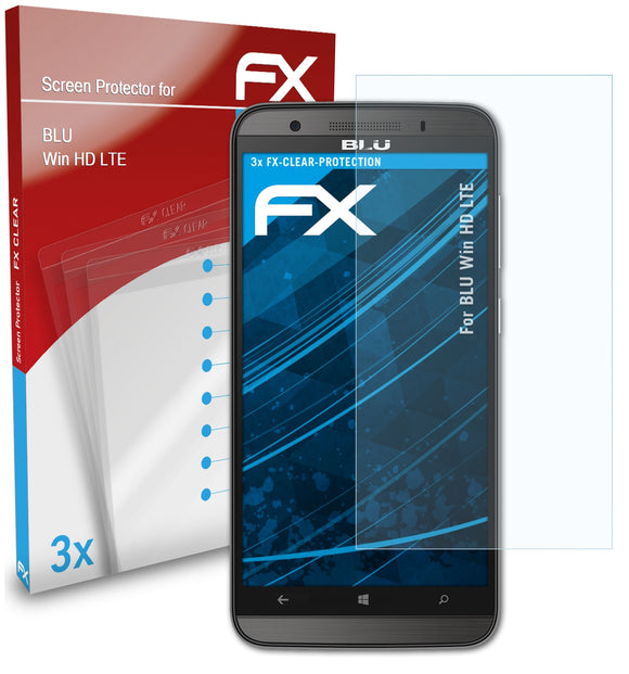 atFoliX FX-Clear Schutzfolie für BLU Win HD LTE