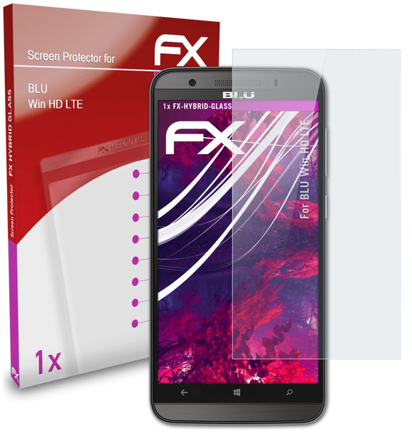 atFoliX FX-Hybrid-Glass Panzerglasfolie für BLU Win HD LTE