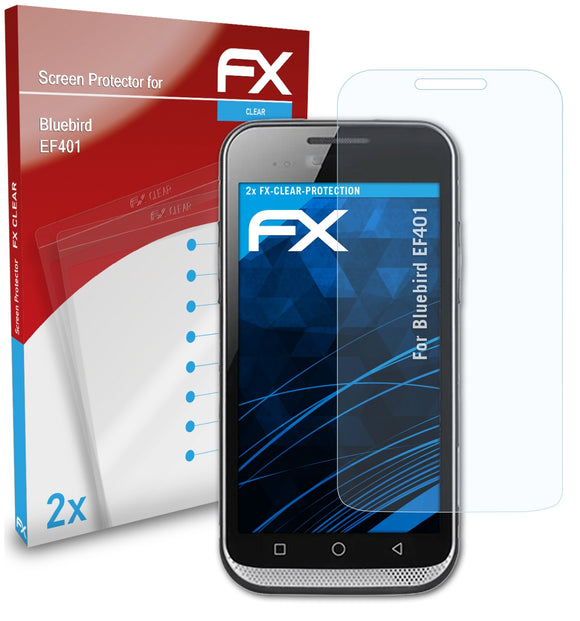 atFoliX FX-Clear Schutzfolie für Bluebird EF401