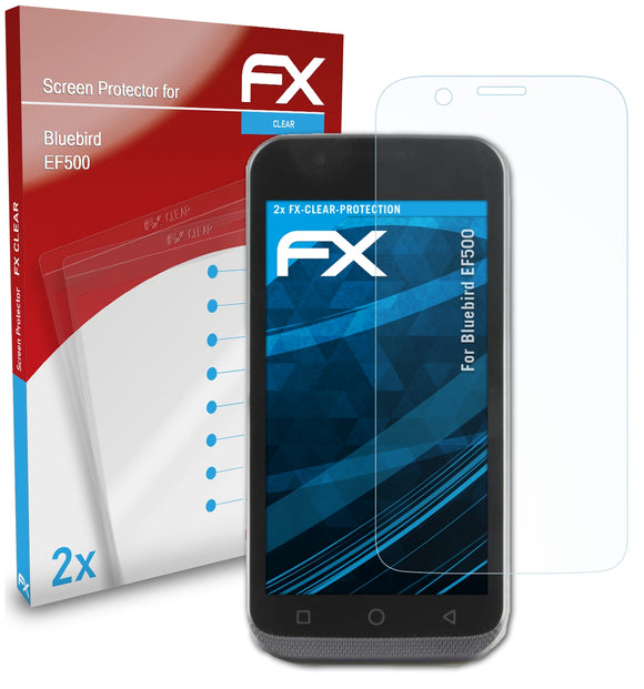 atFoliX FX-Clear Schutzfolie für Bluebird EF500