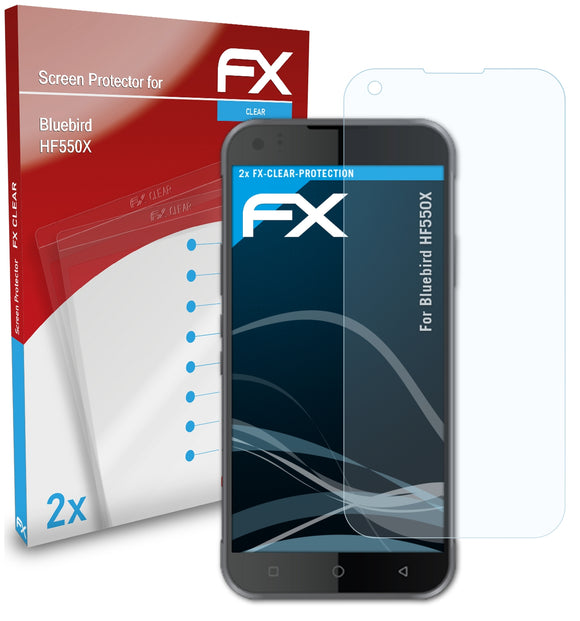 atFoliX FX-Clear Schutzfolie für Bluebird HF550X