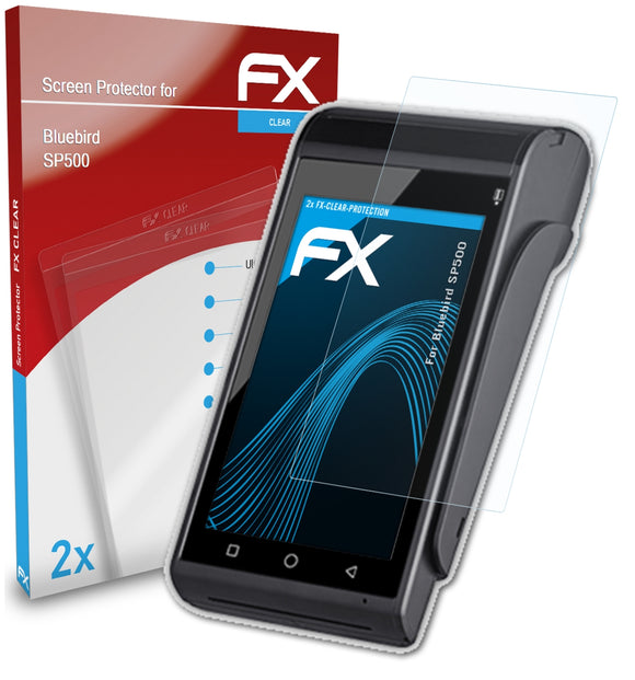 atFoliX FX-Clear Schutzfolie für Bluebird SP500