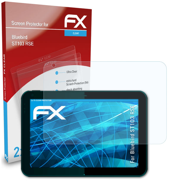 atFoliX FX-Clear Schutzfolie für Bluebird ST103 RSE