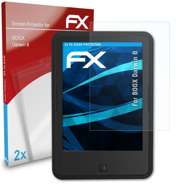 atFoliX FX-Clear Schutzfolie für BOOX Darwin 8