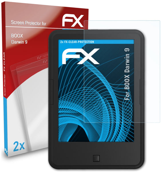 atFoliX FX-Clear Schutzfolie für BOOX Darwin 9