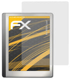 Panzerfolie atFoliX kompatibel mit BOOX Leaf, entspiegelnde und stoßdämpfende FX (2X)