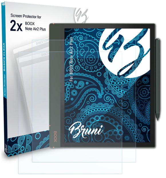 Bruni Basics-Clear Displayschutzfolie für BOOX Note Air2 Plus