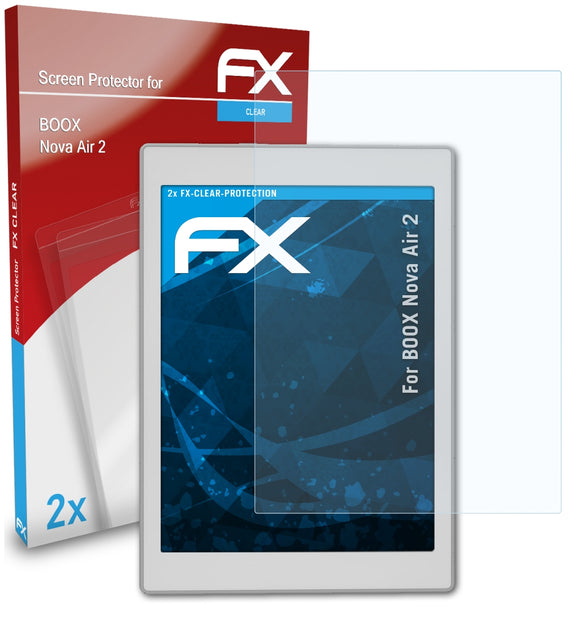 atFoliX FX-Clear Schutzfolie für BOOX Nova Air 2
