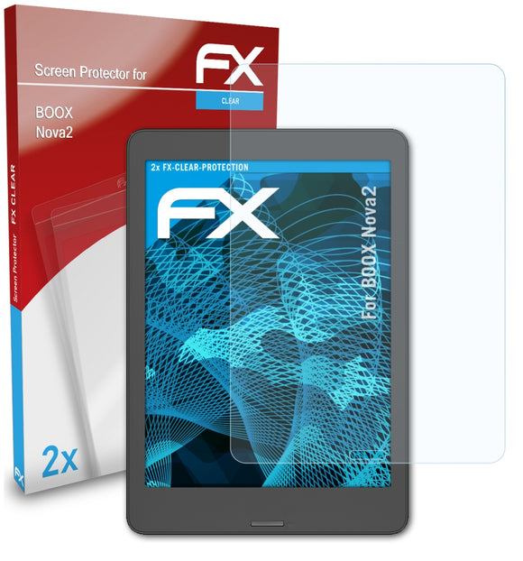 atFoliX FX-Clear Schutzfolie für BOOX Nova2
