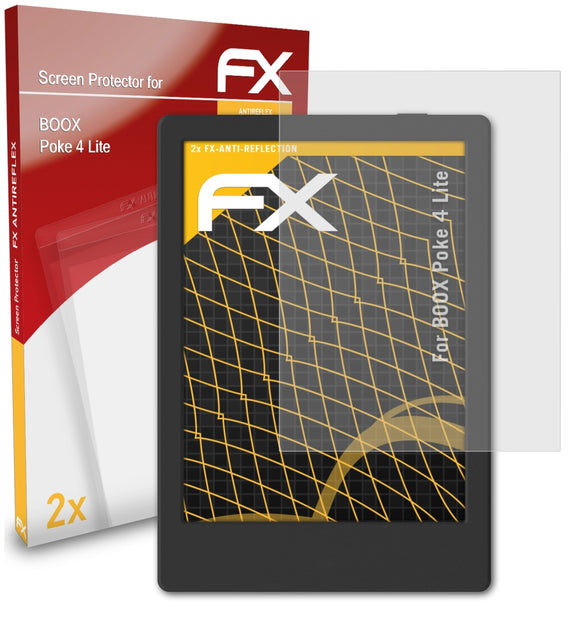 atFoliX FX-Antireflex Displayschutzfolie für BOOX Poke 4 Lite