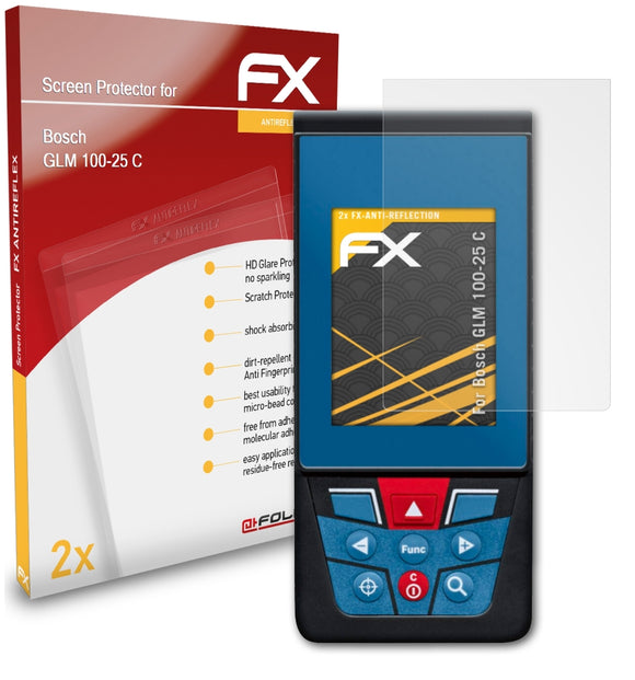atFoliX FX-Antireflex Displayschutzfolie für Bosch GLM 100-25 C