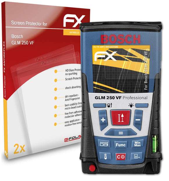 atFoliX FX-Antireflex Displayschutzfolie für Bosch GLM 250 VF