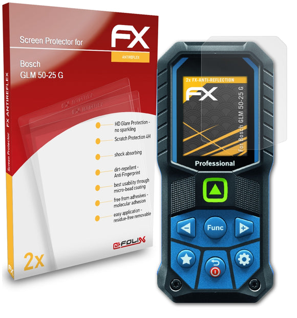 atFoliX FX-Antireflex Displayschutzfolie für Bosch GLM 50-25 G