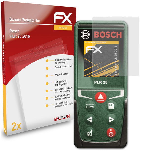 atFoliX FX-Antireflex Displayschutzfolie für Bosch PLR 25 (2016)
