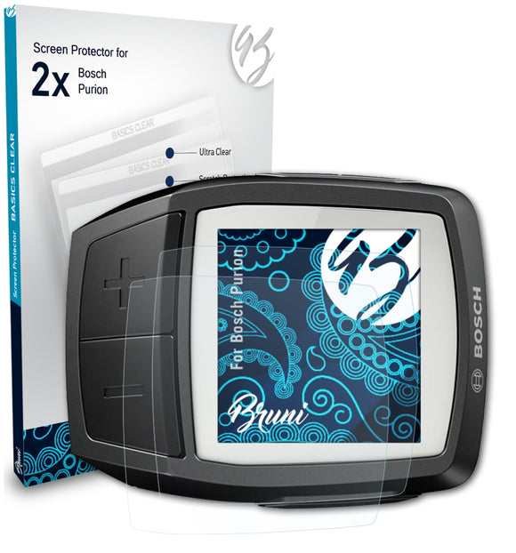 Bruni Basics-Clear Displayschutzfolie für Bosch Purion