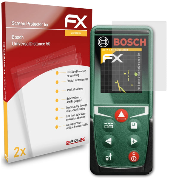 atFoliX FX-Antireflex Displayschutzfolie für Bosch UniversalDistance 50