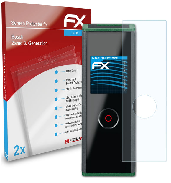 atFoliX FX-Clear Schutzfolie für Bosch Zamo (3. Generation)