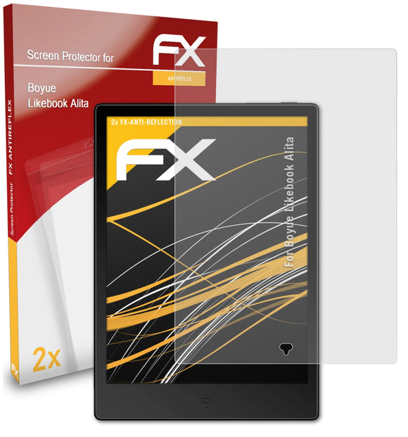 atFoliX FX-Antireflex Displayschutzfolie für Boyue Likebook Alita