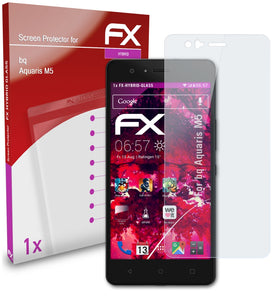 atFoliX FX-Hybrid-Glass Panzerglasfolie für bq Aquaris M5