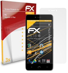 atFoliX FX-Antireflex Displayschutzfolie für bq Aquaris U Plus