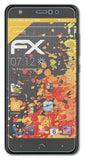Panzerfolie atFoliX kompatibel mit bq Aquaris X Pro, entspiegelnde und stoßdämpfende FX (3X)