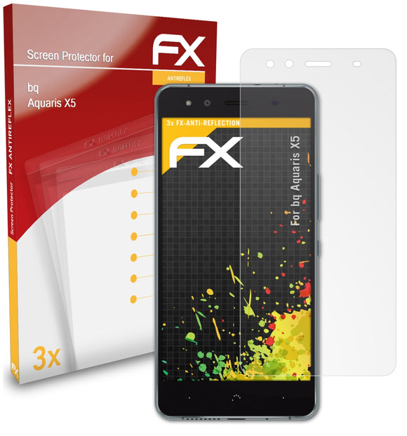 atFoliX FX-Antireflex Displayschutzfolie für bq Aquaris X5