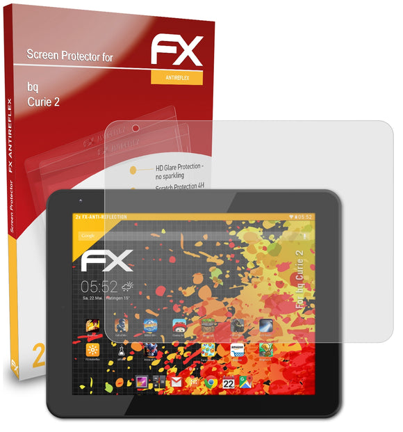 atFoliX FX-Antireflex Displayschutzfolie für bq Curie 2