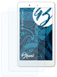 Schutzfolie Bruni kompatibel mit bq Edison 3 mini, glasklare (2X)