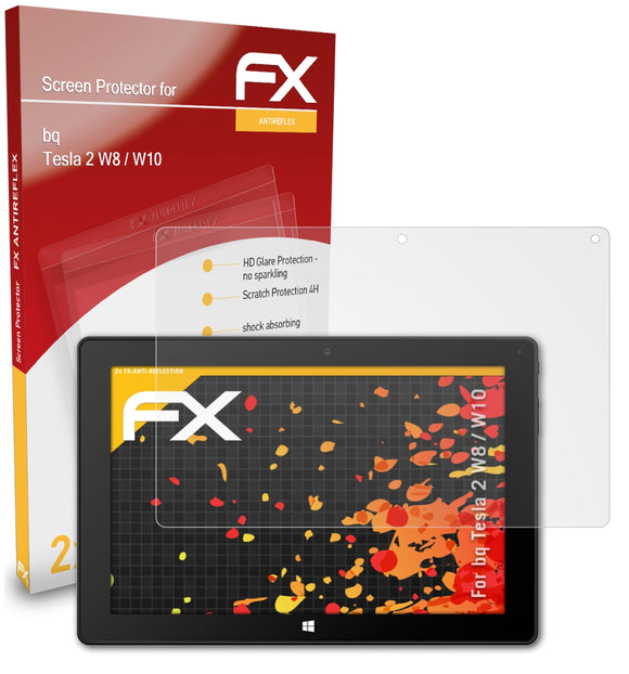 atFoliX FX-Antireflex Displayschutzfolie für bq Tesla 2 W8 / W10