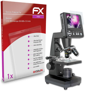 atFoliX FX-Hybrid-Glass Panzerglasfolie für Bresser LCD-Microscope 50-500x (3.5 Inch)