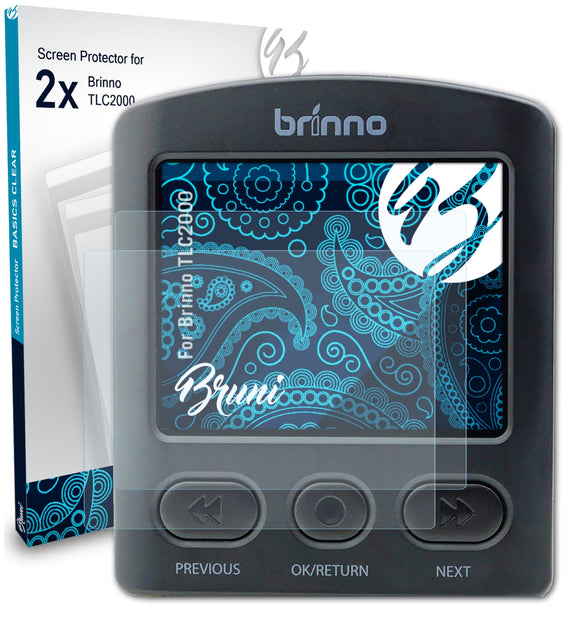 Bruni Basics-Clear Displayschutzfolie für Brinno TLC2000