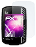 Glasfolie atFoliX kompatibel mit Bryton Rider 10, 9H Hybrid-Glass FX