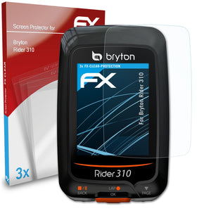 atFoliX FX-Clear Schutzfolie für Bryton Rider 310