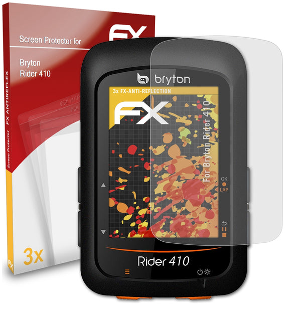 atFoliX FX-Antireflex Displayschutzfolie für Bryton Rider 410