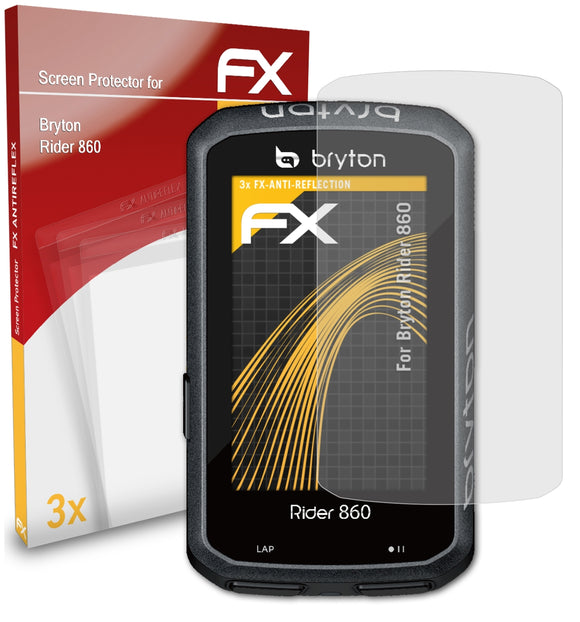 atFoliX FX-Antireflex Displayschutzfolie für Bryton Rider 860