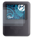 Schutzfolie Bruni kompatibel mit BtopLLC MP3 Player 16 GB, glasklare (2X)