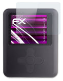 Glasfolie atFoliX kompatibel mit BtopLLC MP3 Player 16 GB, 9H Hybrid-Glass FX