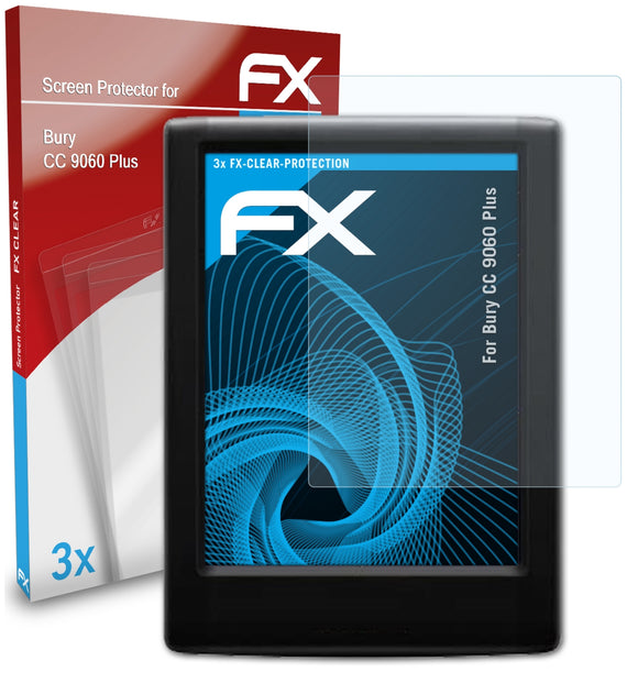 atFoliX FX-Clear Schutzfolie für Bury CC 9060 Plus