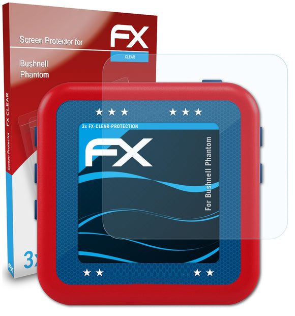 atFoliX FX-Clear Schutzfolie für Bushnell Phantom