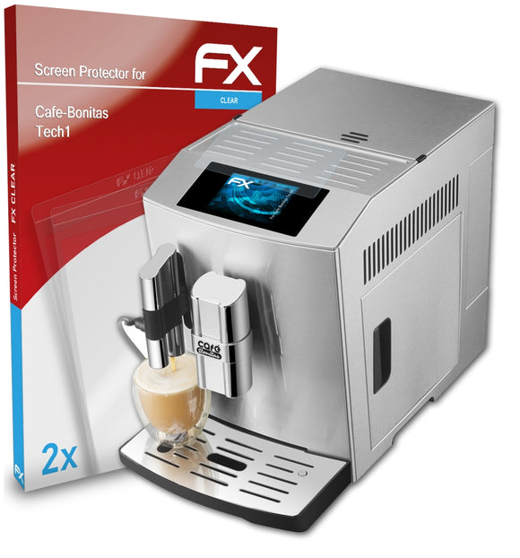 atFoliX FX-Clear Schutzfolie für Cafe-Bonitas Tech1