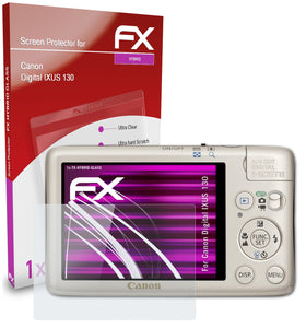 atFoliX FX-Hybrid-Glass Panzerglasfolie für Canon Digital IXUS 130