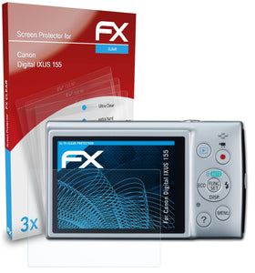 atFoliX FX-Clear Schutzfolie für Canon Digital IXUS 155