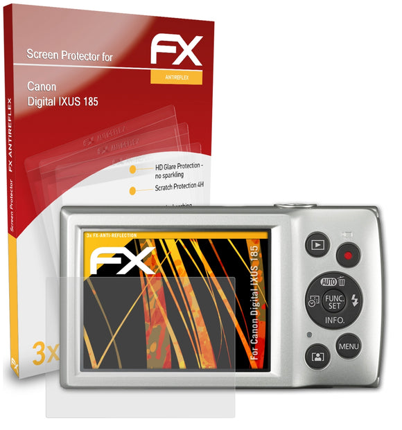 atFoliX FX-Antireflex Displayschutzfolie für Canon Digital IXUS 185