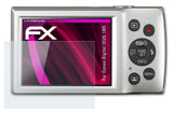 Glasfolie atFoliX kompatibel mit Canon Digital IXUS 185, 9H Hybrid-Glass FX