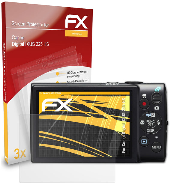 atFoliX FX-Antireflex Displayschutzfolie für Canon Digital IXUS 225 HS