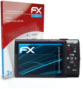 atFoliX FX-Clear Schutzfolie für Canon Digital IXUS 225 HS