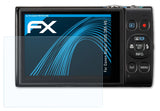 Schutzfolie atFoliX kompatibel mit Canon Digital IXUS 285 HS / PowerShot ELPH 360 HS, ultraklare FX (3X)